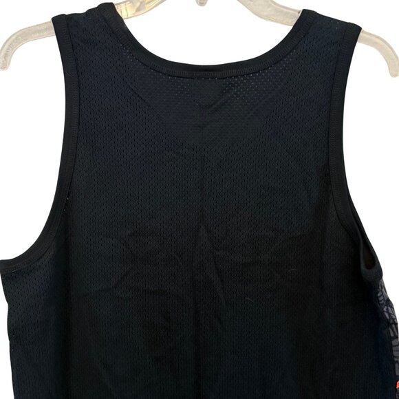Vintage Nike Air Tank Top Red Tag Men’s Black Big Swoosh Logo - Size Medium - Picture 6 of 7
